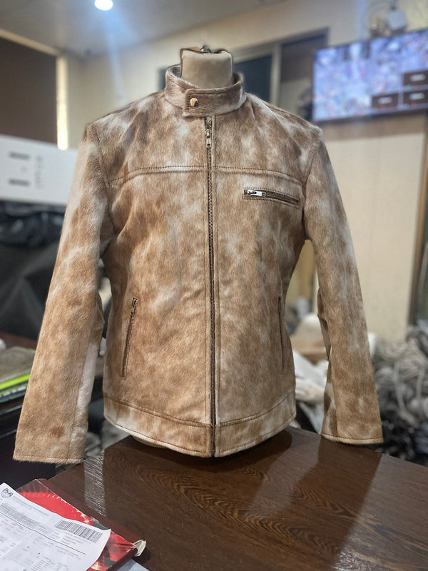 Leather Original Jacket Men's and Cowhide Motorbike Jacket, Black Leather Jacket, Lamb Leather Jacket, Handmade Jacket, Vintage